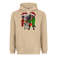 Mushroom two christmas heifers Heavyweight Hoodie - RanaPortraitStore