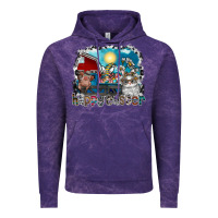 Cloud Purple Happy Easter Vintage Hoodie - CowhideDigitalArt