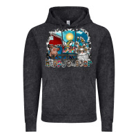 Vintage Black Happy Easter Vintage Hoodie - CowhideDigitalArt