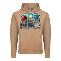 Vintage Coffee Happy Easter Vintage Hoodie - CowhideDigitalArt