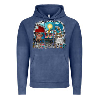 Vintage Denim Happy Easter Vintage Hoodie - CowhideDigitalArt