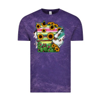 Cloud Purple Minnesota State Map Vintage Tee - RanaPortraitStore