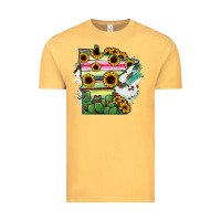 Vintage Mustard Minnesota State Map Vintage Tee - RanaPortraitStore