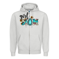 Dove Grey girl mom Zipper Hoodie - JahusDesignShop