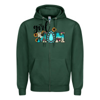 Sports Green girl mom Zipper Hoodie - JahusDesignShop