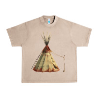 French Oak teepe tipi Urban Heavy Tee - FaDigitalArtStudio
