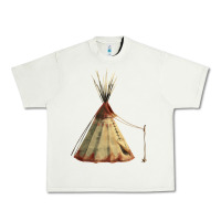 Pistachio teepe tipi Urban Heavy Tee - FaDigitalArtStudio