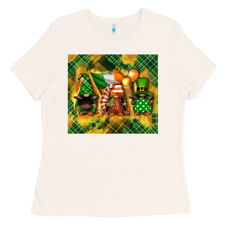 St. Patrick's Day Gnome Ladies Tee by FaDigitalArtStudio | Teevron