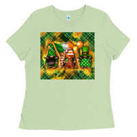 Matcha St. Patrick's Day gnome Ladies Tee - FaDigitalArtStudio