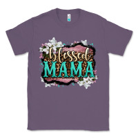 Lavender blessed mama Classic Tee - OliviaCreatesArt
