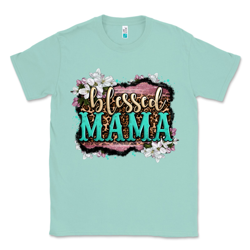 Blessed Mama Classic Tee by OliviaCreatesArt | Teevron
