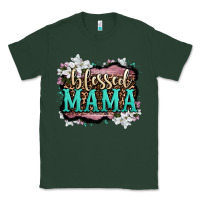 Sports Green blessed mama Classic Tee - OliviaCreatesArt