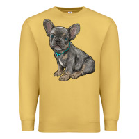 Antique Gold french bulldog Premium Sweatshirt - RanaPortraitStore