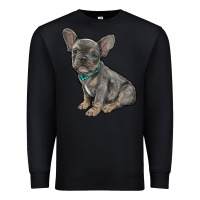 Black french bulldog Premium Sweatshirt - RanaPortraitStore