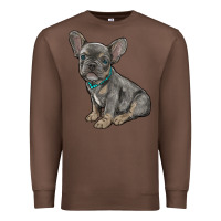 Chestnut french bulldog Premium Sweatshirt - RanaPortraitStore