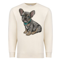 Sandshell french bulldog Premium Sweatshirt - RanaPortraitStore