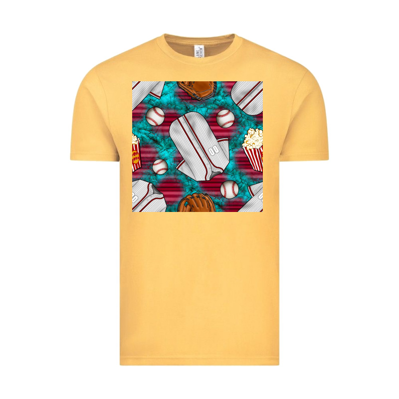 Baseball  Uniform With Turquoise Gemstone Seamless Pattern Vintage Tee by BundleAndBundleShop | Teevron