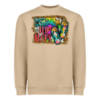 Mushroom life is better in flip flops Heavyweight Sweatshirt - JahusDesignShop