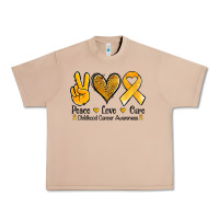 Burro peace love cure childhood cancer Urban Heavy Tee - Jasminsmagicworld