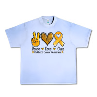Grape Ice peace love cure childhood cancer Urban Heavy Tee - Jasminsmagicworld
