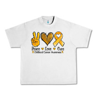 Lunar Rock peace love cure childhood cancer Urban Heavy Tee - Jasminsmagicworld