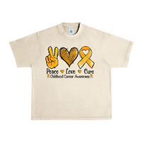 Sandshell peace love cure childhood cancer Urban Heavy Tee - Jasminsmagicworld