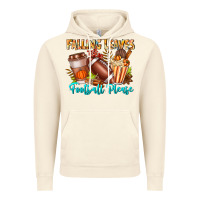 Vintage Artic Falling Leaves Football Please Vintage Hoodie - CowhideDigitalArt