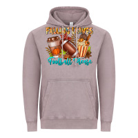 Vintage Zinc Falling Leaves Football Please Vintage Hoodie - CowhideDigitalArt