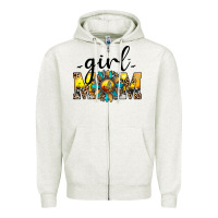 Girl Mom Zipper Hoodie | Teevron