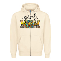 Sandshell girl mom Zipper Hoodie - JahusDesignShop