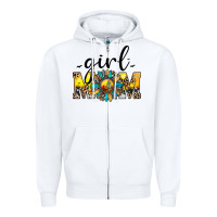 White girl mom Zipper Hoodie - JahusDesignShop