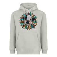 Moon Dust baby cow with sunflower Heavyweight Hoodie - RanaPortraitStore