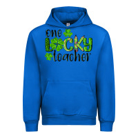 Cobalt st. patrick's day one lucky teacher Urban Hoodie - RanaPortraitStore