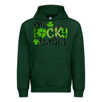 Forest Green st. patrick's day one lucky teacher Urban Hoodie - RanaPortraitStore