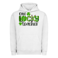 Pigment Lunar Rock st. patrick's day one lucky teacher Urban Hoodie - RanaPortraitStore