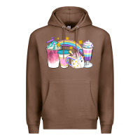 Chestnut Unicorn Coffee Cups Premium Hoodie - Artiststas