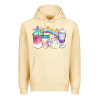 Pina Colada Unicorn Coffee Cups Premium Hoodie - Artiststas
