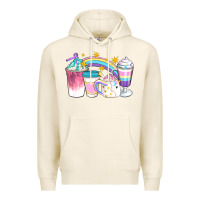 Tofu Unicorn Coffee Cups Premium Hoodie - Artiststas