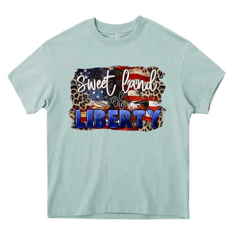 Sweet Land Of Liberty 4th Of July Heavy Core Tee by CowGirlArtShop | Teevron