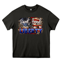 Asphalt Sweet land of liberty 4th of july Heavy Core Tee - CowGirlArtShop