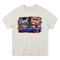 Cream Sweet land of liberty 4th of july Heavy Core Tee - CowGirlArtShop