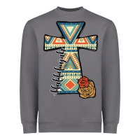 Storm halleluljah aztec cross Heavyweight Sweatshirt - JahusDesignShop