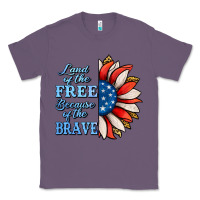 Lavender patriotic sunflower no background Classic Tee - Jasminsmagicworld
