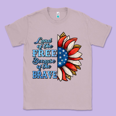 Patriotic Sunflower No Background Classic Tee Designed By Jasminsmagicworld