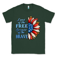 Sports Green patriotic sunflower no background Classic Tee - Jasminsmagicworld