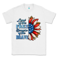 White patriotic sunflower no background Classic Tee - Jasminsmagicworld