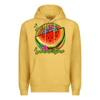 Antique Gold sweet summertime watermelon Premium Hoodie - Jasminsmagicworld