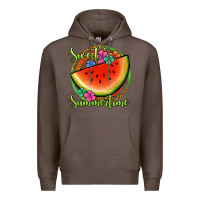 Coffee sweet summertime watermelon Premium Hoodie - Jasminsmagicworld