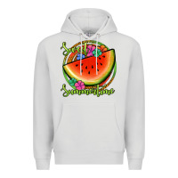 Dove Grey sweet summertime watermelon Premium Hoodie - Jasminsmagicworld