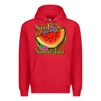 Red sweet summertime watermelon Premium Hoodie - Jasminsmagicworld
